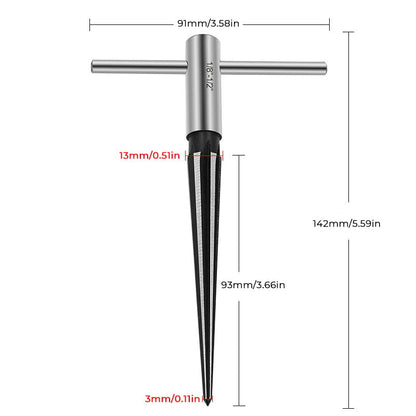 ⏳Zeitlich begrenztes Angebot: 50 % Rabatt✨T-Griff, konischer Reibahle, manueller Lochvergrößerer zum Entgraten von Holz und Metall🛠️