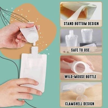 🧴 JETZT 50 % RABATT! Tragbare Reisetasche für flüssiges Make-up – auslaufsicher, transparent und wiederverwendbar – perfekt für Reisen, das Fitnessstudio und den Alltag 🛫✨