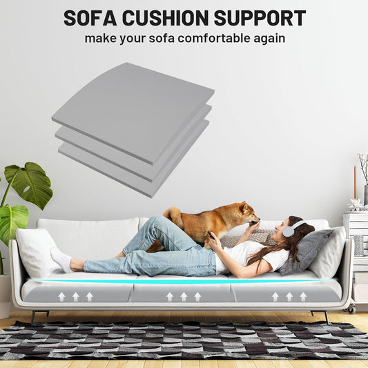 🛋️ LETZTER TAG – 2 KAUFEN, 3 BEKOMMEN! ✨ Sitzkissen für Hängesessel – Hochdichter Schaumstoff mit abgeschrägter Unterseite für mehr Komfort und Rückenstütze 🏠💫
