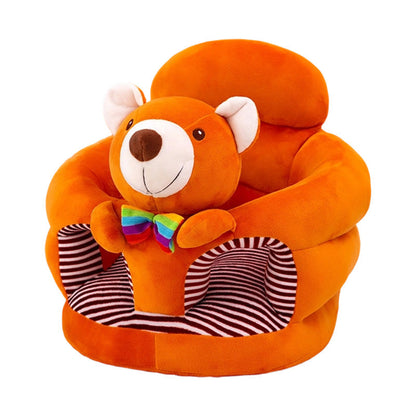 🐻  Cartoon‑Baby‑Stützsofa – Anti‑Roll‑Sitz mit stabiler Rückenlehne & weichem Plüsch – Perfekt für Kleinkinder zum Spielen & Entspannen ✨