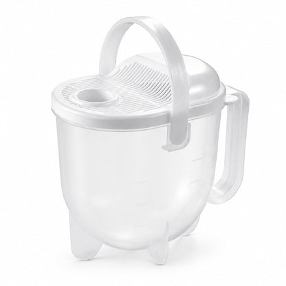 🍚 50 % RABATT ✨ 2-in-1-Reiswascher mit Sieb – praktisches Sieb für Reis, Getreide und kleine Lebensmittel💧