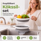 ⏳Time-Limited Special⏰Careluxpro 3-Piece Collapsible Colander Set – With Draining Base, Space Saving, For Fruit Veggies Pasta 🧺