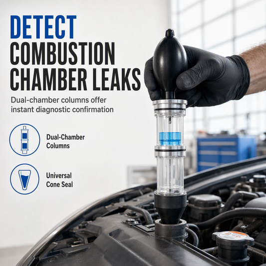 🔧 LIMITED-TIME 50% OFF! ✨ Combustion Chamber Leak Detector Kit – Quick Test, with Case 🚗