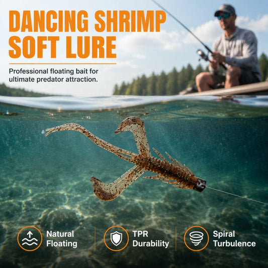 🦐 JETZT 50 % RABATT! 🎣 Realistische, weiche Garnelenköder – schwimmfähig & naturgetreues Schwimmverhalten, 8er-Pack aus hochelastischem TPR ✨