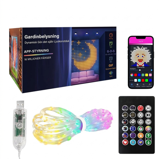 💡 JETZT 50 % RABATT! Wasserdichte LED-Vorhanglichterketten – App-Steuerung, Musiksynchronisation und individuelle Lichtkunst – perfekt für Partys, den Garten und alle Räume ✨