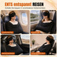 ⏰Set aus integriertem Memory-Foam-Reisekissen und 3D-abdunkelnder Schlafmaske zur Nackenstütze auf Reisen