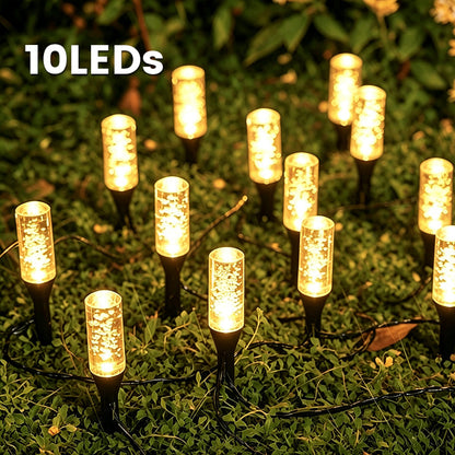 🌙 LIMITED-TIME 50% OFF!☀️ Solar Bubble Pathway Light – Auto On/Off, Decorative, Weatherproof