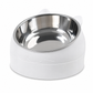 🐱 50 % RABATT 🥣 Edelstahl Haustierschale in Cartoon-Katzenform, 2-in-1 Futter- und Wasserschale, rostfrei für Katzen und kleine Hunde ✨