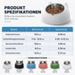 🐱 50 % RABATT 🥣 Edelstahl Haustierschale in Cartoon-Katzenform, 2-in-1 Futter- und Wasserschale, rostfrei für Katzen und kleine Hunde ✨