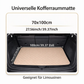 📢📢50% RABATT !!⏰Universelle Kofferraummatte aus PVC-Leder für Limousinen und SUVs, leicht zu reinigen, 100 x 70 cm