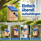🔥50 % Rabatt🔥Wetterbeständiges Vogelhaus aus Holz für den Außenbereich