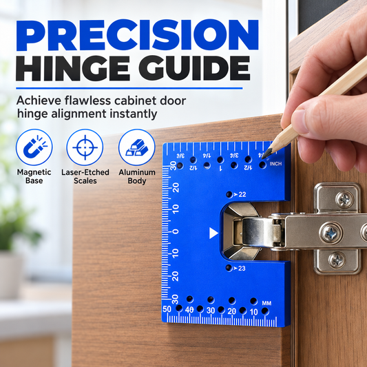 ⏳🔥LIMITED-TIME 50% OFF! ⏰🧲 Aluminum Alloy Hinge Jig – Accurate Positioning, Magnetic Hold, Fast Setup ✅