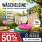 🧺 Je mehr Sie kaufen, desto mehr erhalten Sie gratis! 🔥 Rutschfeste Wäscheleine – Langlebig & UV-beständig – Perfekt für Balkon, Garten oder Waschküche – hält Kleidung sicher an Ort und Stelle ☀️